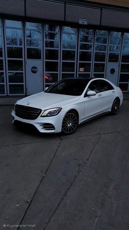 Weiß Gebraucht 2018 Mercedes S400 AMG line Plus Limousine | 60.000 € (Fairer Preis) - Bild 1/4