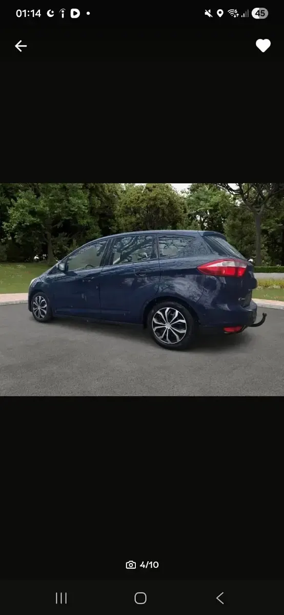 Gebraucht Ford C-MAX 100 PS (73 kW) 2013 Blau Van / Kleinbus