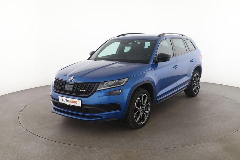 Blau Gebraucht 2020 Skoda Kodiaq RS SUV | 32.290 € (Guter Preis) - Bild 1/3
