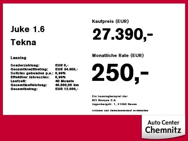 Grau Neu 2025 Nissan Juke Tekna SUV | 27.390 € (Guter Preis) - Bild 1/1