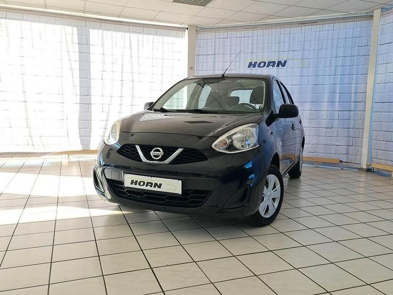 Schwarz Gebraucht 2015 Nissan Micra Visia Kleinwagen | 5.990 € (Fairer Preis) - Bild 1/4