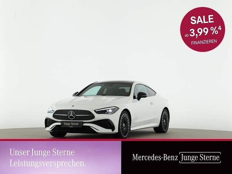 Weiß Gebraucht 2024 Mercedes CLE200 AMG Coupé | 51.445 € (Fairer Preis) - Bild 1/3