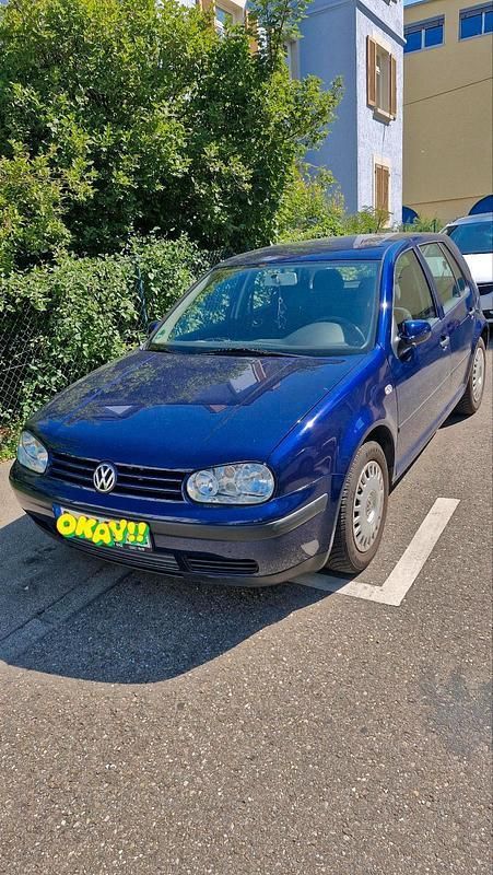 Blau Gebraucht 2000 VW Golf IV Limousine | 2.200 € (Fairer Preis) - Bild 1/4