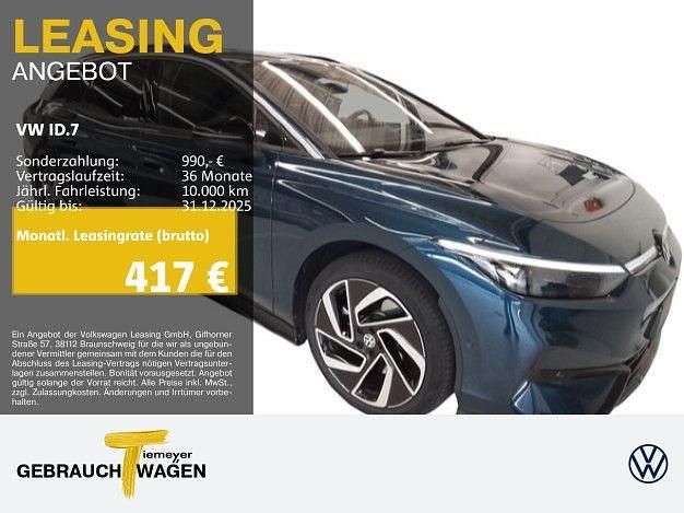 Blau Gebraucht 2025 VW ID.7 Pro Limousine | 47.440 € (Teuer) - Bild 1/4