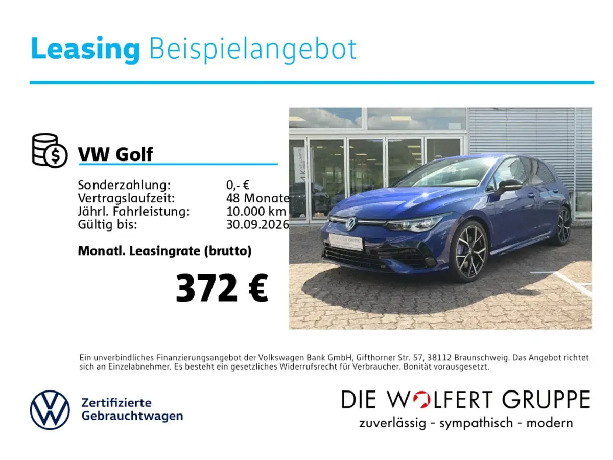 Gebraucht VW Golf VIII R 320 PS (235 kW) 2022 Weiß Limousine