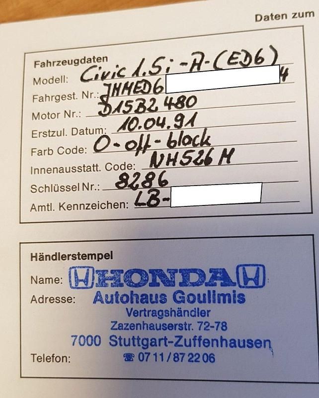 Gebraucht Honda Civic 90 PS (66 kW) 1991 Coupé