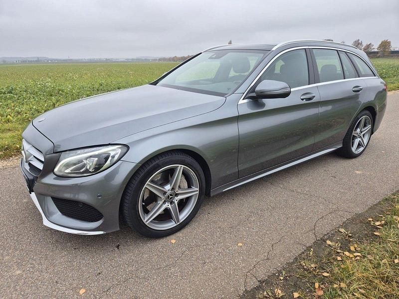 Grau Gebraucht 2017 Mercedes C250 AMG line Kombi | 22.500 € (Etwas zu teuer) - Bild 1/4