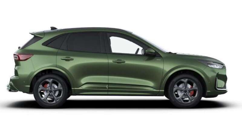 Bursting green metallic Neu 2025 Ford Kuga ST-Line X SUV | 38.805 € (Superpreis) - Bild 1/4