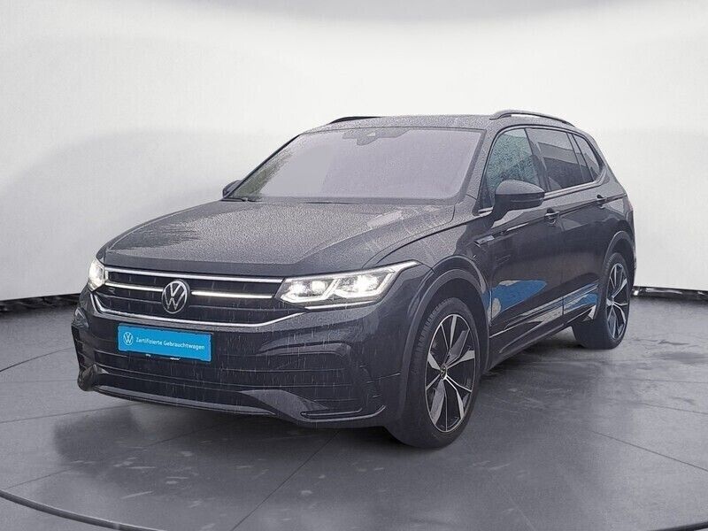 Schwarz Gebraucht 2024 VW Tiguan Allspace R-line SUV | 46.420 € (Fairer Preis) - Bild 1/2