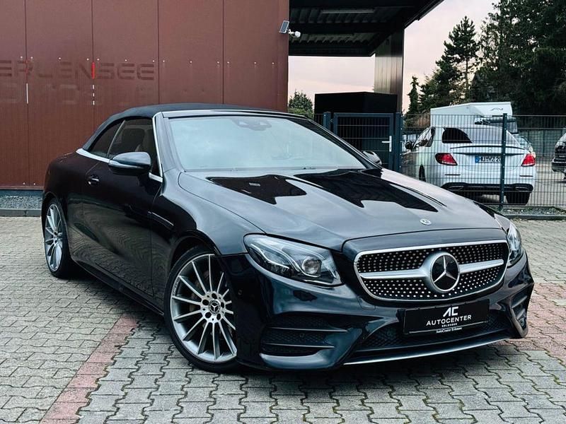 Gebraucht Mercedes E300 AMG line 245 PS (180 kW) 2018 Obsidianschwarz  metalliclack Cabrio