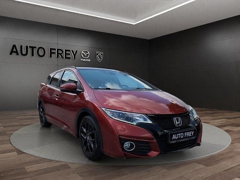 Rotmetallic Gebraucht 2016 Honda Civic Kombi | 12.500 € (Fairer Preis) - Bild 1/4
