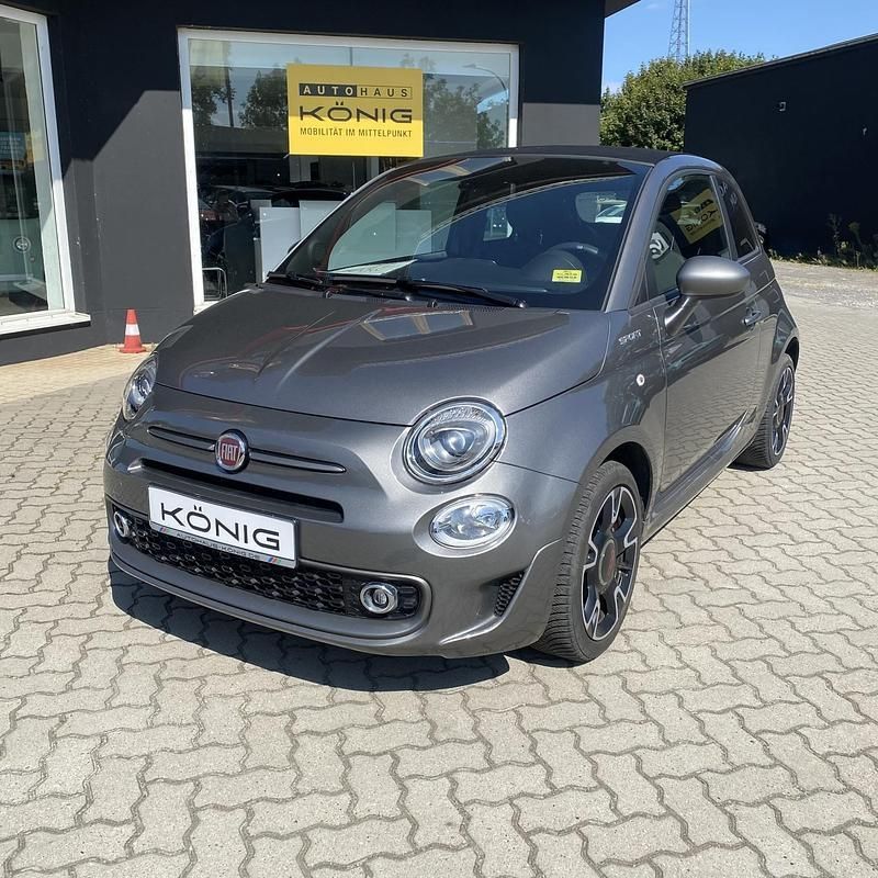 Grau Gebraucht 2022 Fiat 500C Sport Cabrio | 14.997 € (Fairer Preis) - Bild 1/4