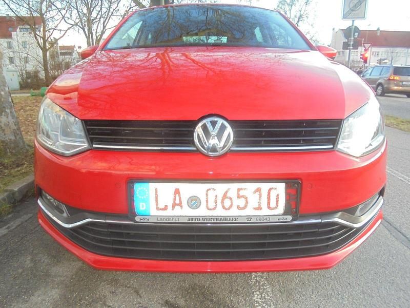 Gebraucht VW Polo Allstar 75 PS (55 kW) 2017 Rot Kleinwagen