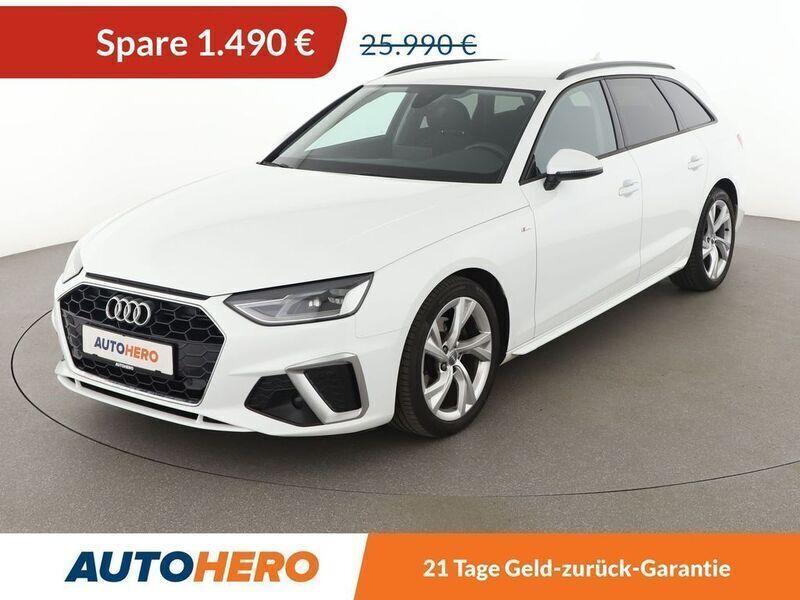 Weiß Gebraucht 2020 Audi A4 S-Line Limousine | 24.260 € (Guter Preis) - Bild 1/3