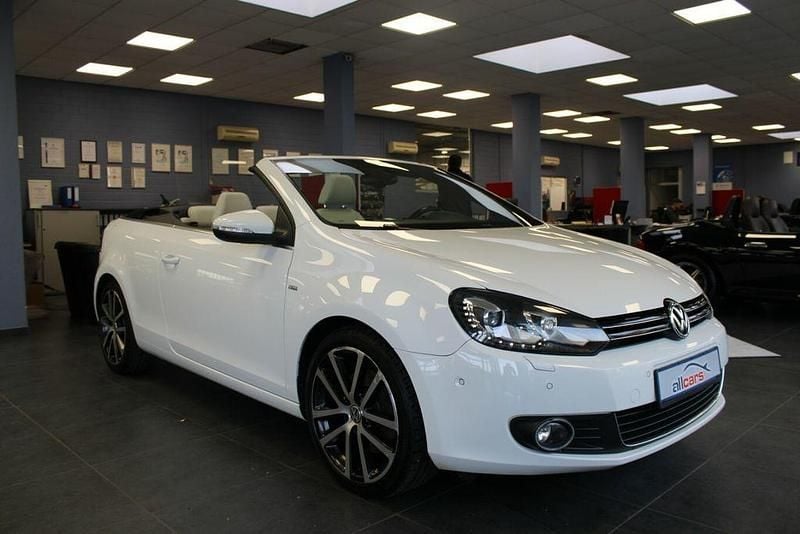 Weiß Gebraucht 2015 VW Golf Cabriolet Cup Cabrio | 12.980 € (Guter Preis) - Bild 1/4