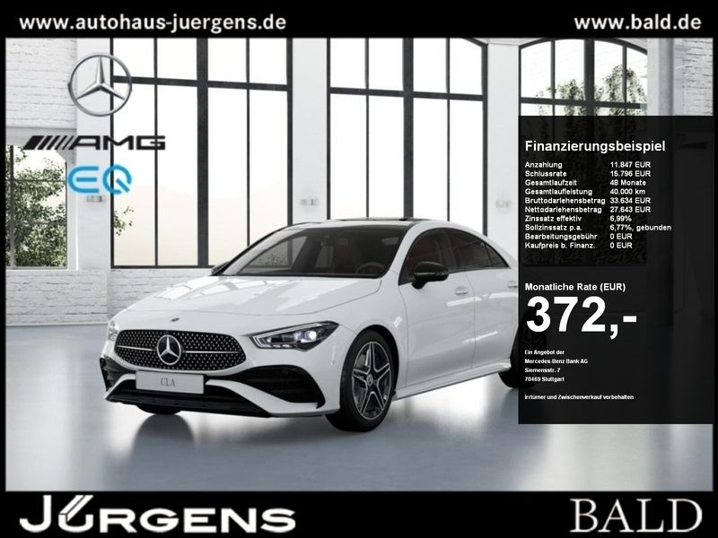 Gebraucht Mercedes CLA200 AMG 163 PS (119 kW) 2024 Unilack polarweiss Coupé