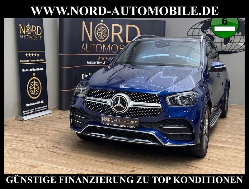 Manufaktur brillantblau (metallic) Gebraucht 2020 Mercedes GLE350 AMG SUV | 51.700 € (Fairer Preis) - Bild 1/3