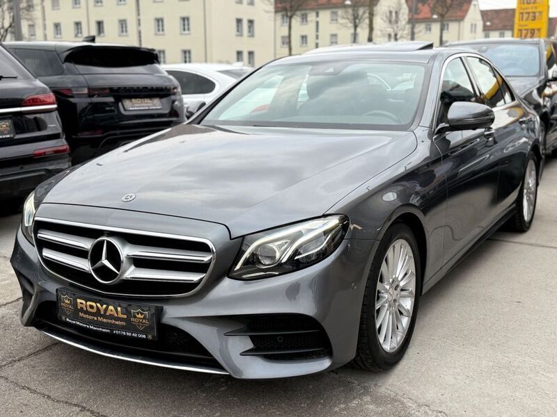 Grau Gebraucht 2016 Mercedes E200 AMG Limousine | 22.999 € (Fairer Preis) - Bild 1/4