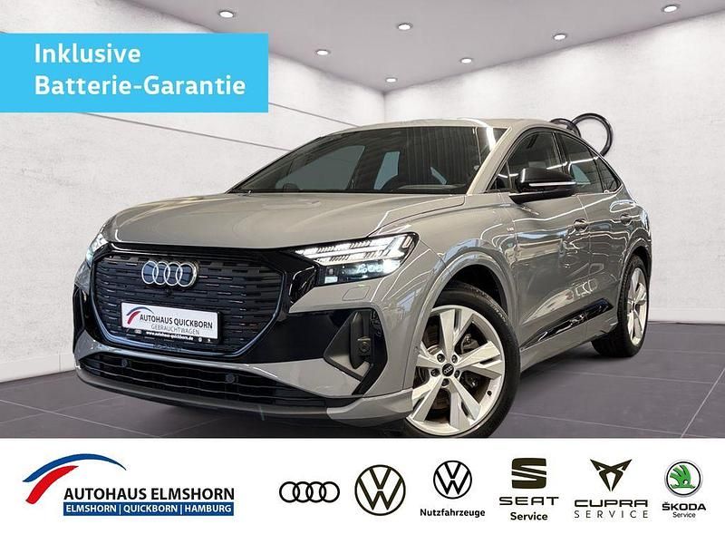 Grau Gebraucht 2022 Audi Q4 Sportback e-tron S-Line SUV | 34.180 € (Fairer Preis) - Bild 1/4