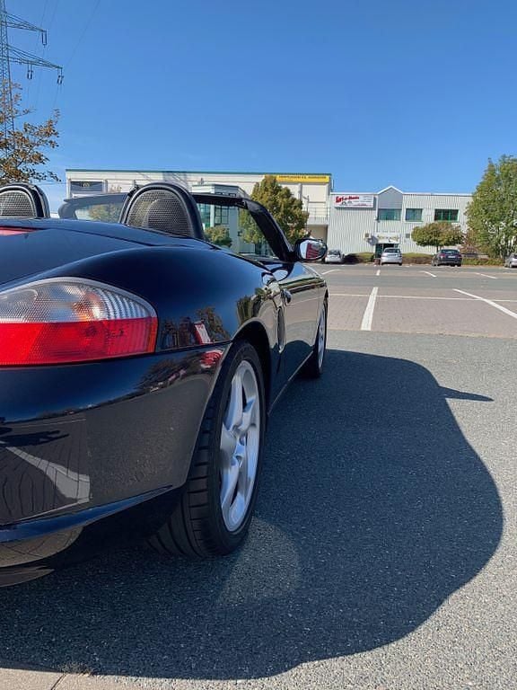 Gebraucht Porsche Boxster 228 PS (167 kW) 2003 Blau Cabrio