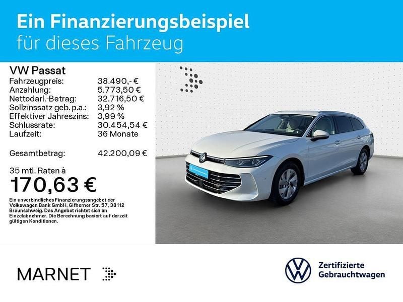 Gebraucht VW Passat Elegance 150 PS (110 kW) 2025 Oryxweiß perlmutteffekt Kombi