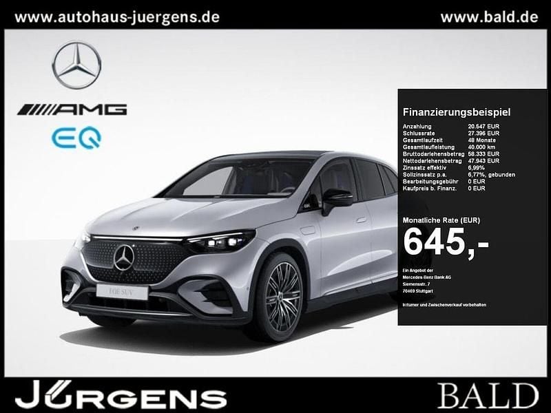 Silber metalliclack hightechs Gebraucht 2023 Mercedes EQE500 AMG SUV | 67.590 € (Superpreis) - Bild 1/4