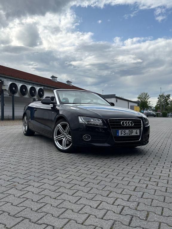 Schwarz Gebraucht 2009 Audi A5 Cabriolet S-Line Cabrio | 7.800 € (Superpreis) - Bild 1/4