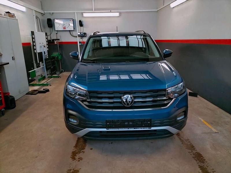 Reef blue metallic Gebraucht 2022 VW T-Cross Life SUV | 17.950 € (Fairer Preis) - Bild 1/4