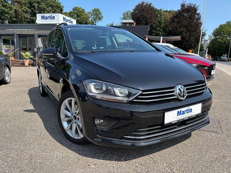 Schwarz Gebraucht 2017 VW Golf Sportsvan Highline Van / Kleinbus | 14.999 € (Fairer Preis) - Bild 1/4