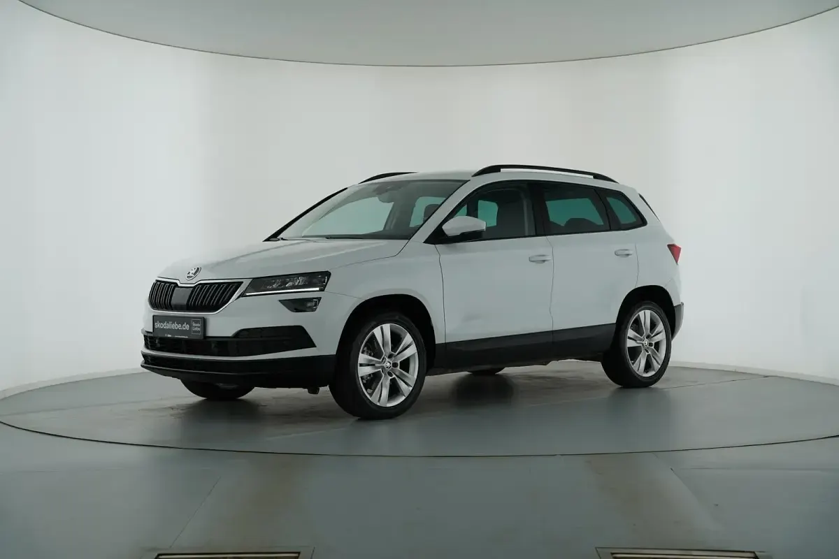 Gebraucht Skoda Karoq Style 150 PS (110 kW) 2018 Moonweiss metallic SUV