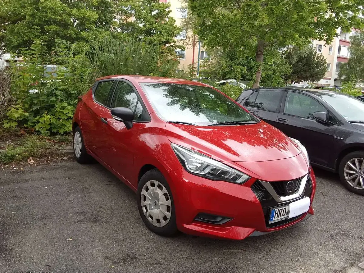 Gebraucht Nissan Micra Visia+ 71 PS (52 kW) 2019 Rot Kleinwagen