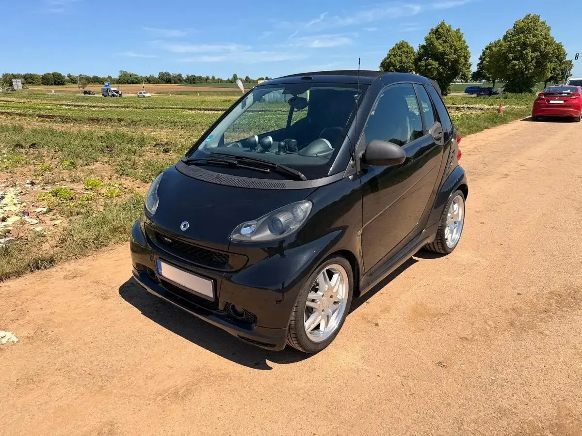 Gebraucht Smart ForTwo Cabrio Brabus 98 PS (72 kW) 2008 Schwarz Cabrio