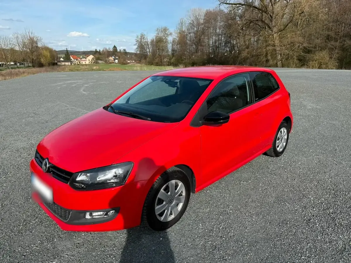 Gebraucht VW Polo Edition 60 PS (44 kW) 2012 Rot Kleinwagen