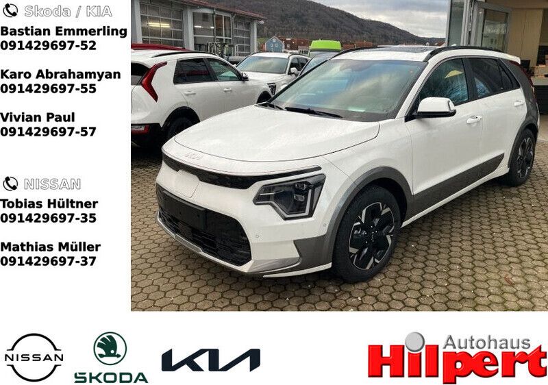 Weiß Gebraucht 2022 Kia e-Niro SUV | 43.440 € - Bild 1/4