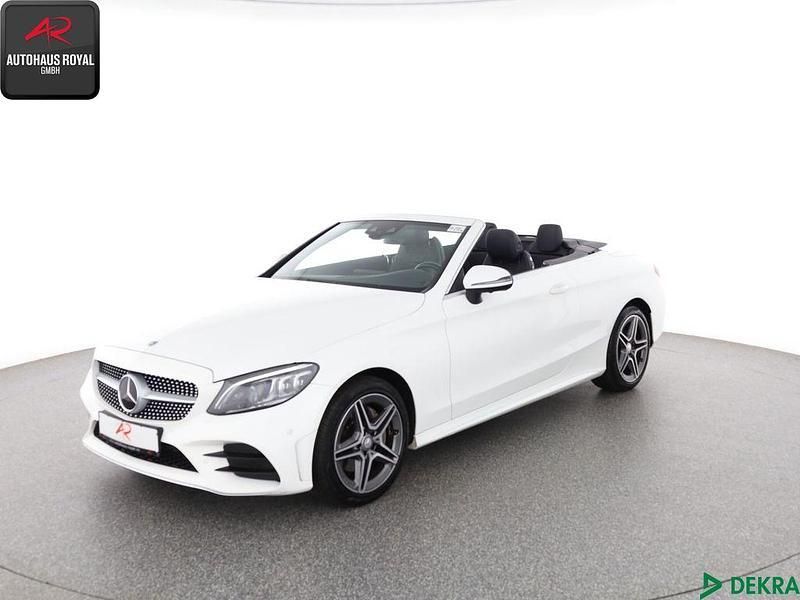 Weiß Gebraucht 2018 Mercedes C220 AMG Cabrio | 32.880 € (Fairer Preis) - Bild 1/4