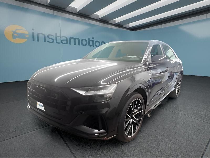 Schwarz Gebraucht 2021 Audi Q8 S-Line SUV | 56.199 € (Teuer) - Bild 1/4