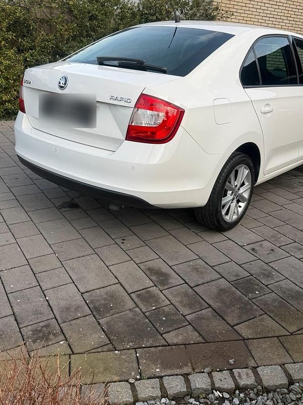 Gebraucht Skoda Rapid 105 PS (77 kW) 2014 Weiß Kleinwagen