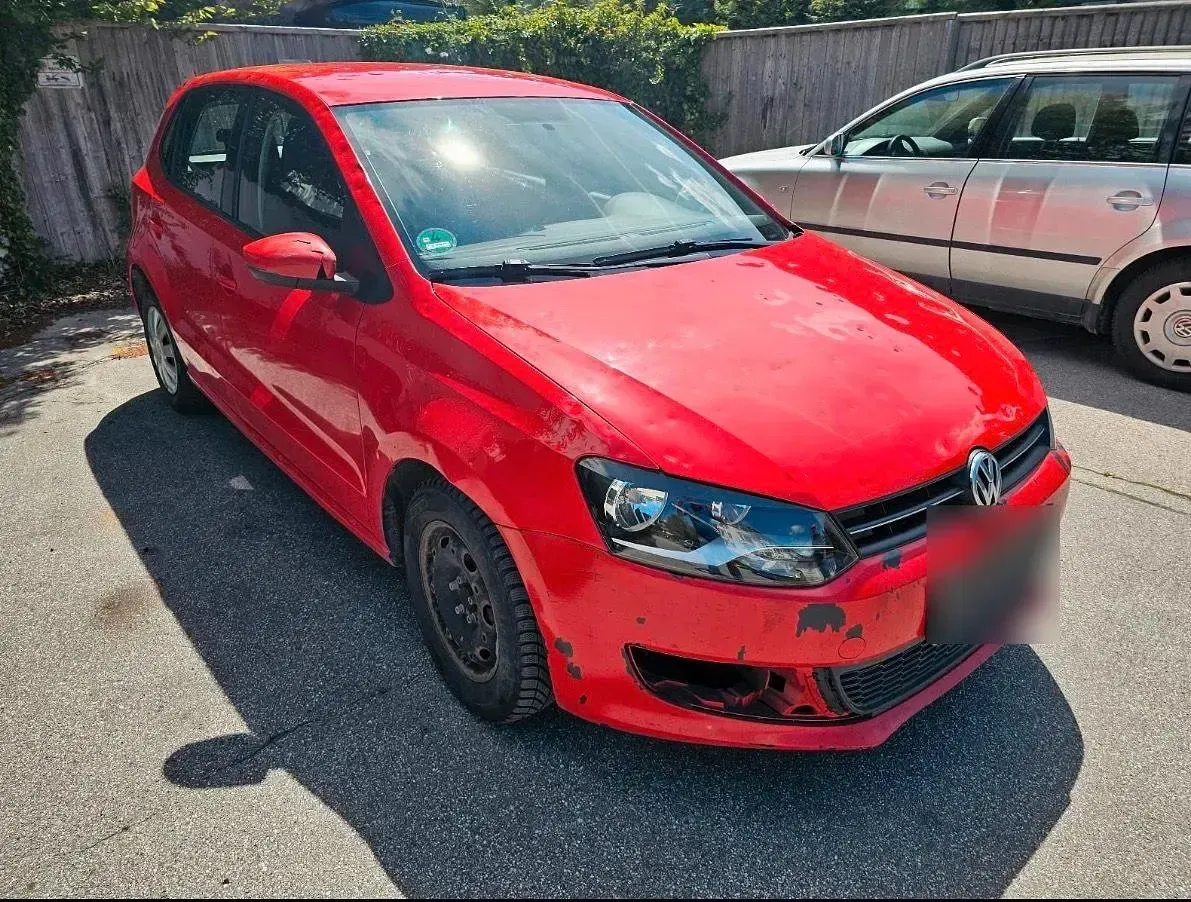 Gebraucht VW Polo 69 PS (50 kW) 2010 Rot Kleinwagen