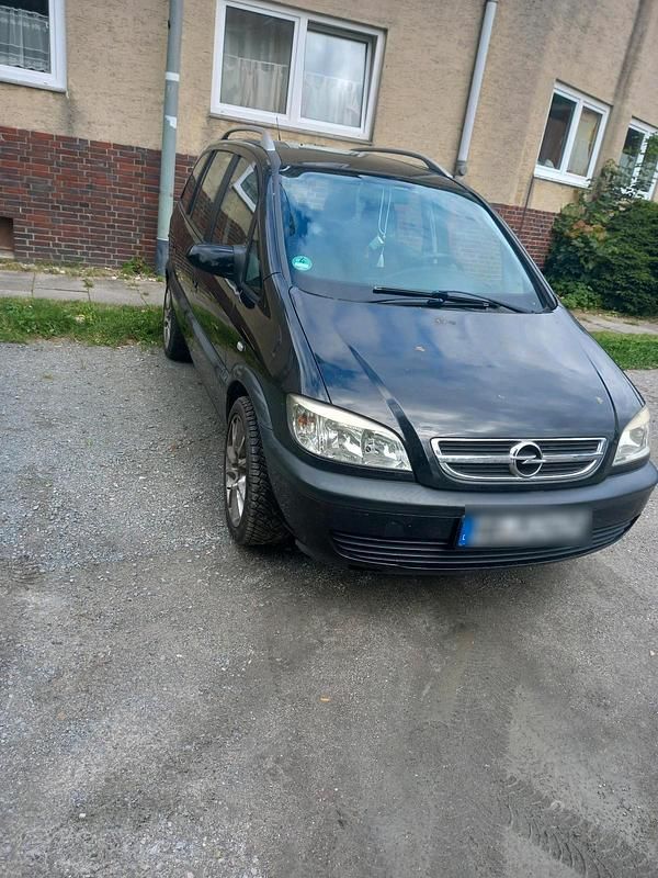 Schwarz Gebraucht 2005 Opel Zafira Van / Kleinbus | 1.299 € (Superpreis) - Bild 1/4
