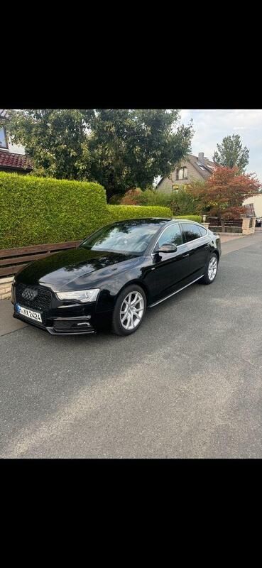 Schwarz Gebraucht 2016 Audi A5 Sportback S-Line Limousine | 15.500 € (Superpreis) - Bild 1/4