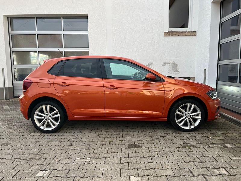 Gebraucht VW Polo Highline 116 PS (85 kW) 2018 Orange Kleinwagen