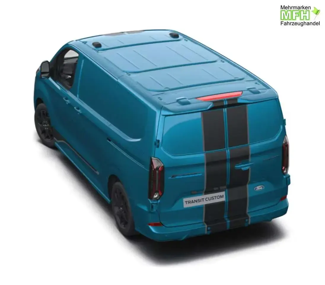 Neu Ford E-Transit Sport 160 kW (218 PS) 2026 Digital aqua blue metallic Van
