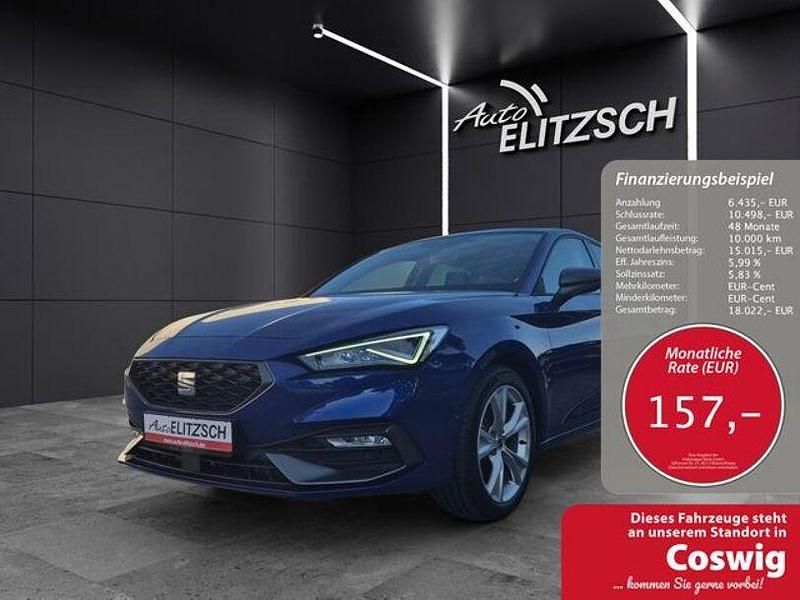 Blau Gebraucht 2021 Seat Leon Limousine | 21.450 € (Fairer Preis) - Bild 1/4