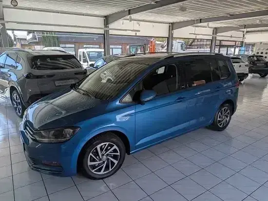 Gebraucht VW Touran Sound 150 PS (110 kW) 2017 Caribbean blue metallic Van / Kleinbus