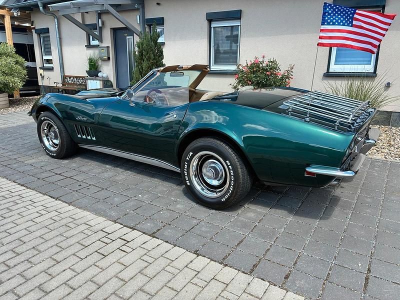 Grün Gebraucht 1969 Corvette Stingray Cabrio | 36.000 € - Bild 1/4
