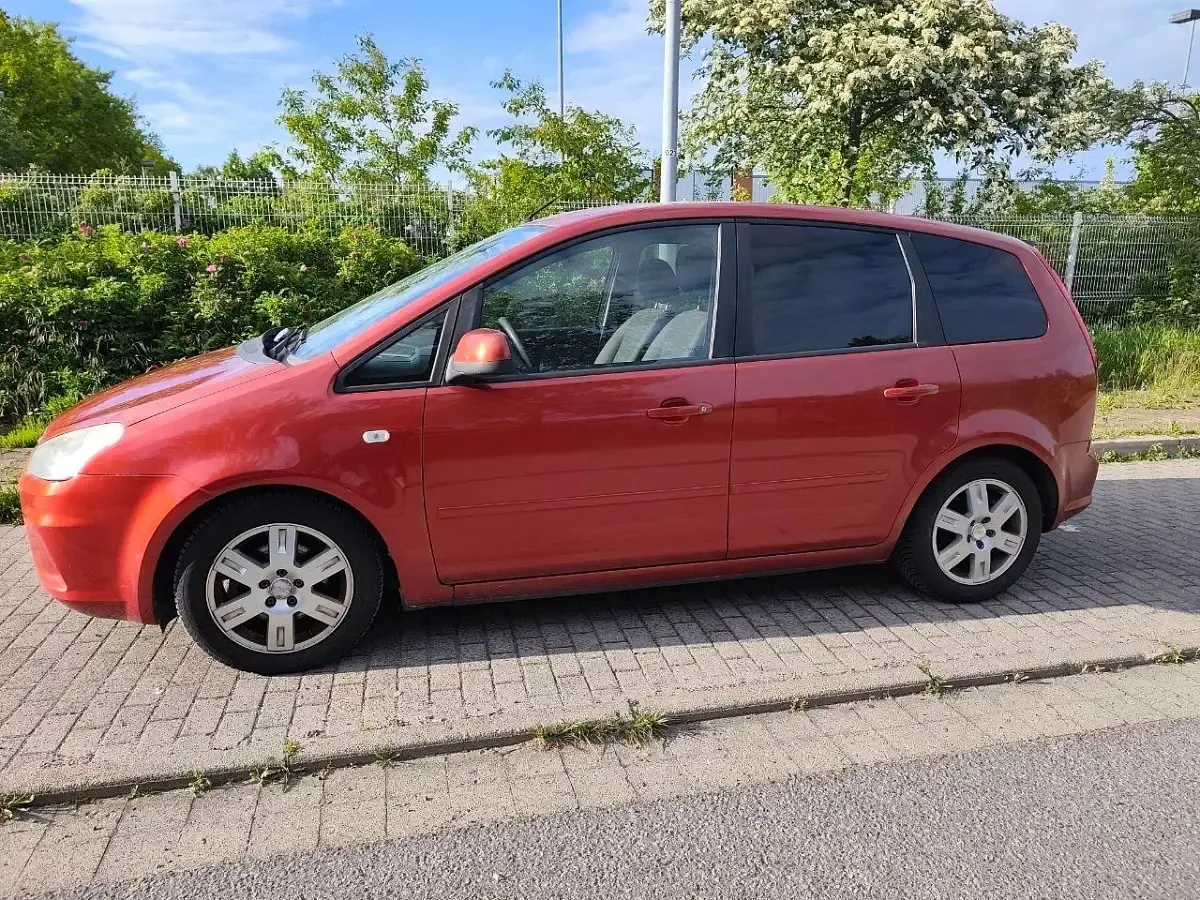 Gebraucht Ford C-MAX 125 PS (91 kW) 2009 Rot Van / Kleinbus