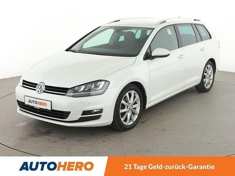 Weiß Gebraucht 2014 VW Golf VII Highline Limousine | 12.140 € (Fairer Preis) - Bild 1/3