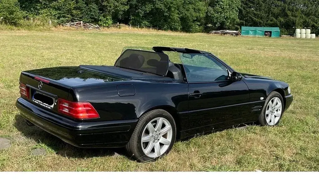 Gebraucht Mercedes SL320 224 PS (164 kW) 2001 Schwarz Cabrio