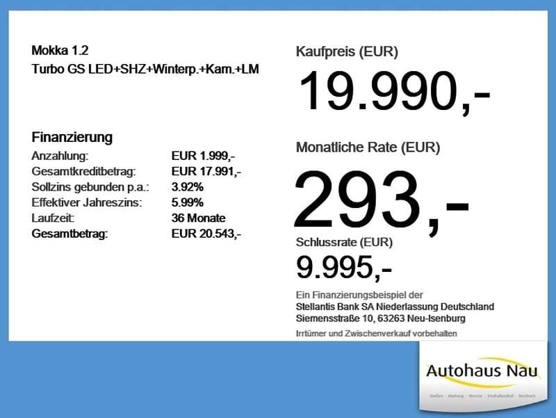Gebraucht Opel Mokka 136 PS (100 kW) 2023 Grau met. SUV