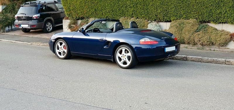 Blau Gebraucht 2002 Porsche 986 Boxster Cabrio | 17.900 € (Guter Preis) - Bild 1/4